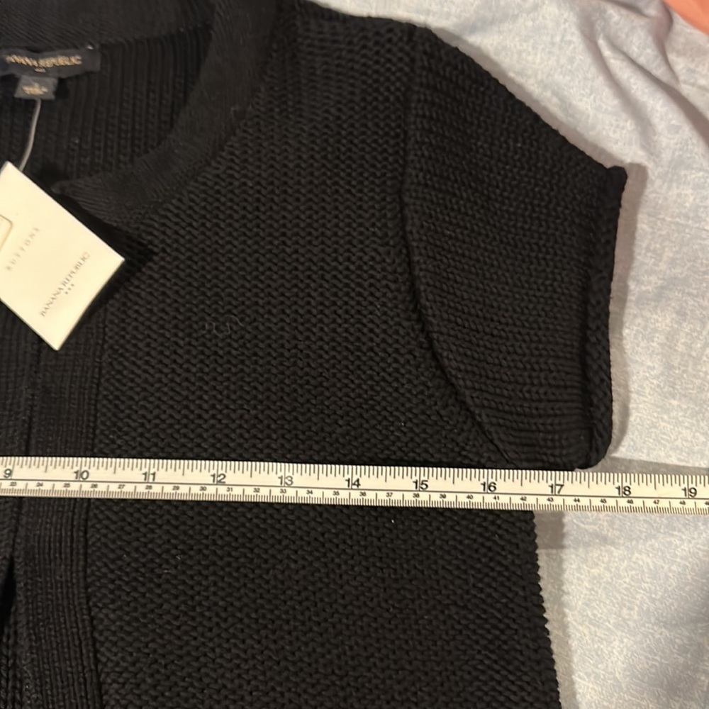 NWT Banana Republic sweater/ cover size Small 100% cotton - Picture 9 of 11